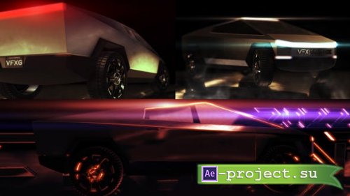 Videohive - Cybercar Logo - 25254003 - Project for After Effects