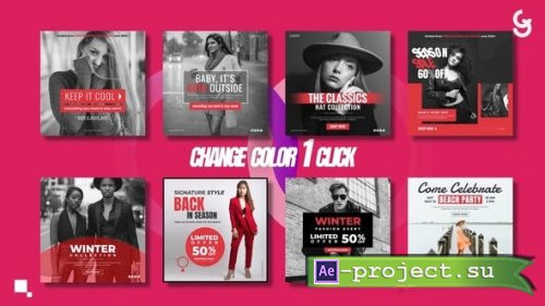 Videohive - Fashion Advertising Social Post B21 - 30951314 - Project for After Effects