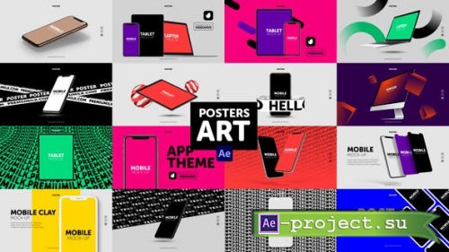 Videohive - Posters Devices - 31002663 - Project for After Effects