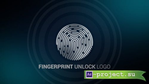 Videohive - Fingerprint Unlock Logo - 30957729 - Project for After Effects