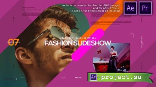 Videohive - Bright Colorful Fashion Slideshow - 30975120 - Premiere Pro & After Effects Project