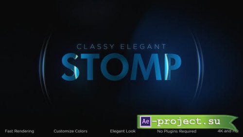 Videohive - Classy Elegant Stomp Intro - 31013309 - Project for After Effects