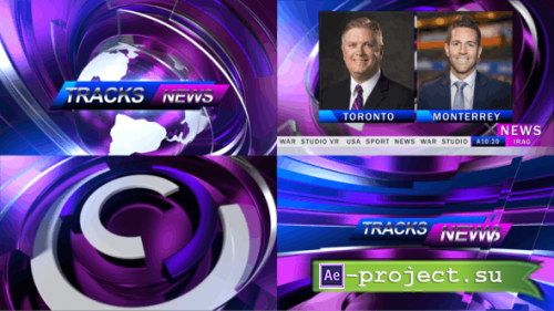 Videohive - Tracks News - 26587432 - Project for After Effects