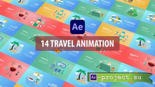 Videohive - Travel Animation | After Effects - 31054906 - Project for After Effects