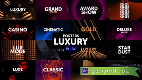 Videohive - Posters Luxury - 30982981 - Premiere Pro & After Effects Project