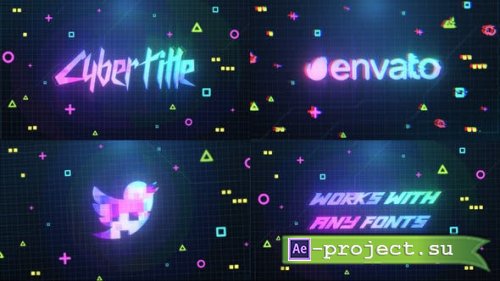 Videohive - Cyberpunk Logo And Title | After Effects - 31040585 - Project for After Effects
