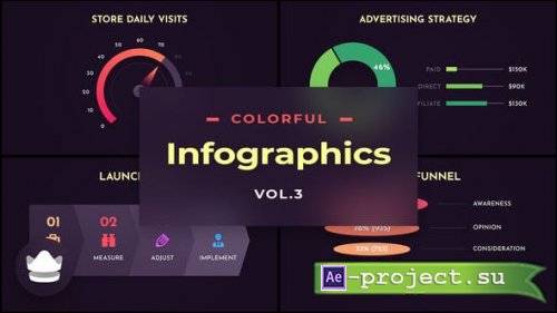 Videohive - Edit Colorful Infographics Vol.3 - 31028502 - Project for After Effects