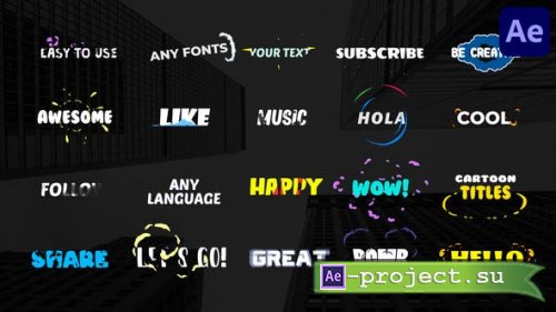 Videohive - Cartoon Titles | After Effects - 31020724  - Project for After Effects