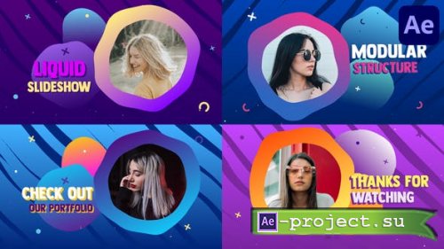 Videohive - Colorful Liquid Slideshow | After Effects - 31050681 - Project for After Effects