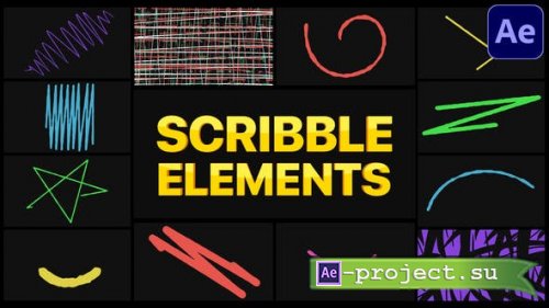 Videohive - Scribble Elements | After Effects - 31035637 - After Effects Project & Presets