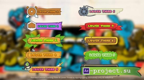 Videohive - Cartoon Game Titles - 31061451 - Project for After Effects