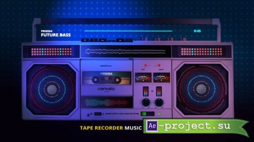 Videohive - Tape Recorder Music Visualizer - 23183638 - Project for After Effects