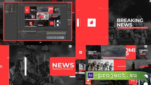 Videohive - News Broadcast Pack V4 - 26397772 - Project for After Effects
