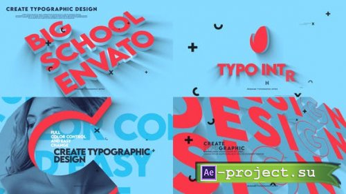 Videohive - Typo Intro - 30949283 - Project for After Effects
