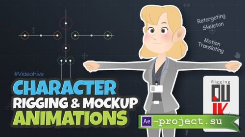 Videohive - Character Rigging Mock Up Animations - 30582147 - Project for After Effects