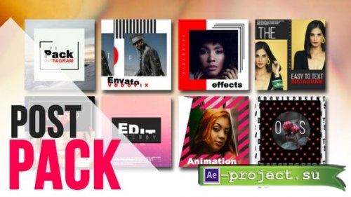 Videohive - Trendy Instagram Post Pack - 30473656 - Project for After Effects