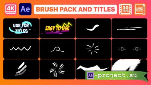 Videohive - Brush Elements And Titles | After Effects - 31123245 - After Effects Project & Presets