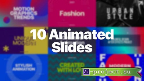 Videohive - 10 Animated Slides - 31127897 - Project for After Effects