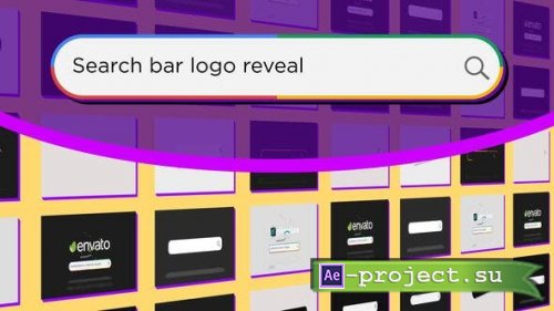 Videohive - Search Bar Logo - 30885389 - Project for After Effects