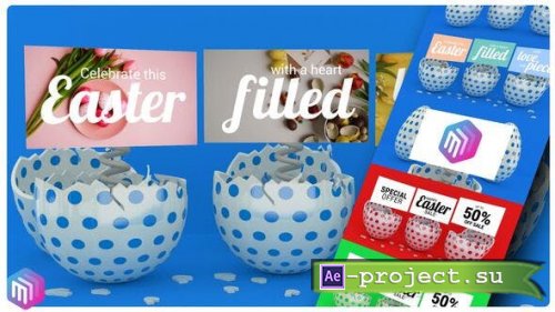 Videohive - Happy Easter Promo / Greeting Card - 31150029 - Project for After Effects