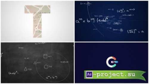 Videohive - Math Formulas Logo Reveal v2 - 31167187 - Project for After Effects