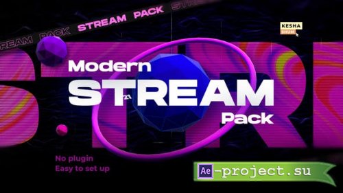 Videohive - Modern stream pack - 30504728 - Project for After Effects