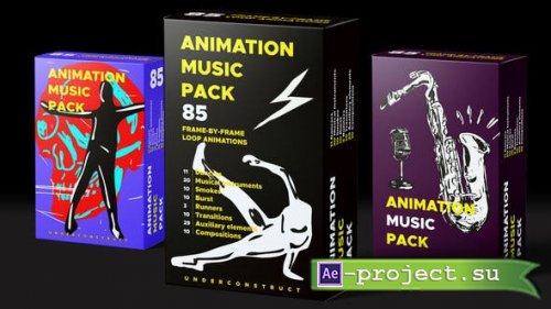 Videohive - Animation music pack - 30486180 - Project for After Effects