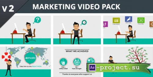 Videohive - Marketing Video Pack - 6519204 - Project for After Effects