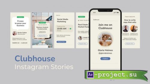 Videohive - Clubhouse Instagram Stories - 31252148 - Project for After Effects