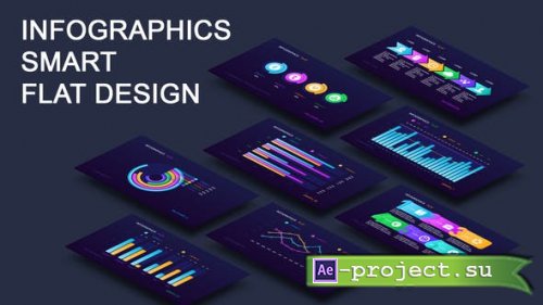 Videohive - Infographics smart flat design - 23493675 - Project for After Effects