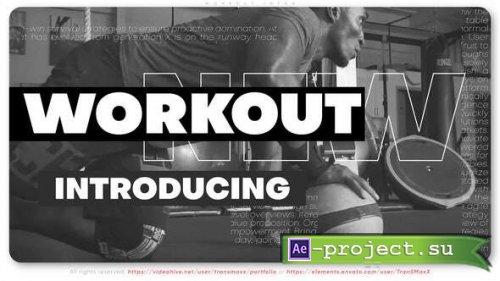 Videohive - Workout Intro - 31274789 - Project for After Effects