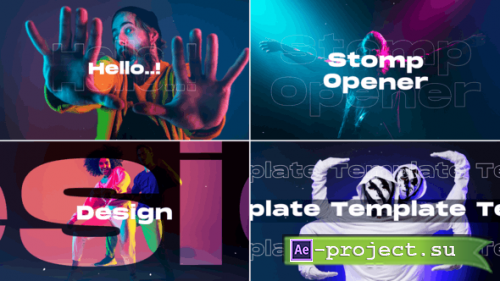 Videohive - Clean Stomp Opener - 30482712 - Project for After Effects