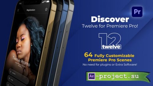 Videohive - Twelve App Promo for Premiere Pro - MOGRT - 31189827 - Script for Premiere Pro 