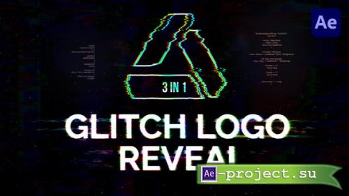 Videohive - Glitch Logo Reveal - 30775609 - Project for After Effects