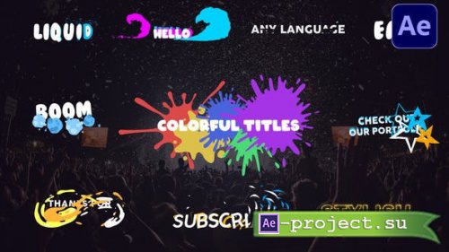 Videohive - Colorful Titles | After Effects - 31343988 - Project for After Effects