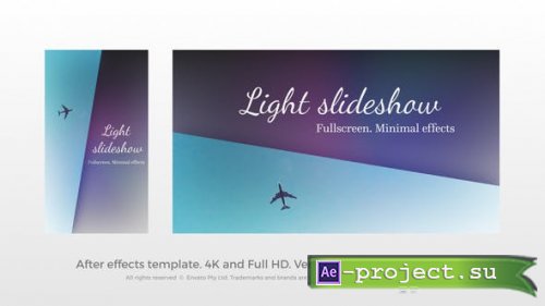 Videohive - Light Slideshow - Fullscreen Slideshow - 31348272 - Project for After Effects