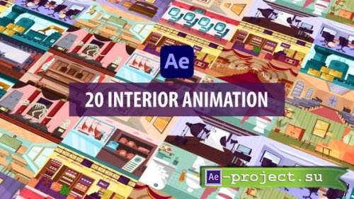 Videohive - Interior Background Scenes - After Effects - 31366798 - Project for After Effects
