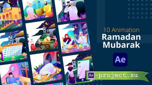 Videohive - Ramadan Mubarak Animation | After Effects - 31361722 - Project for After Effects