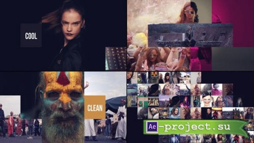Videohive - Mosaic Video Reveal - 25551600 - Project for After Effects