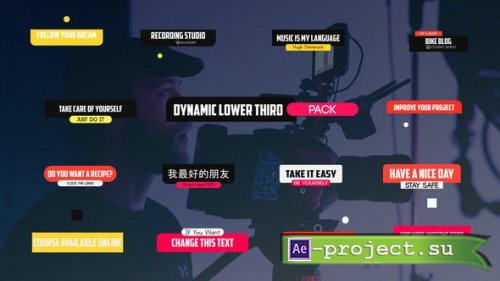 Videohive - Dynamic Lower Third Pack || After Effects - 31339153 - Project for After Effects