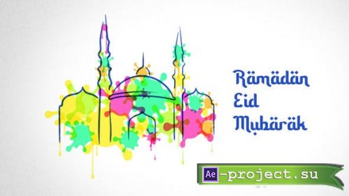 Videohive - Ramadan Watercolor - 31379119 - Project for After Effects