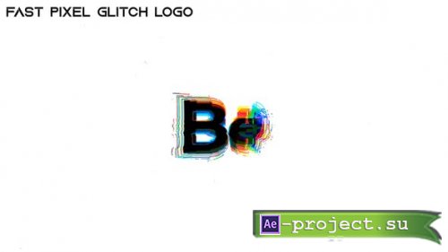 Videohive - Fast Pixel Glitch Logo - 31352623 - Project for After Effects