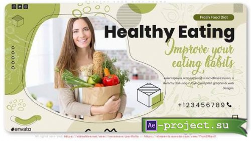 Videohive - Healthy Food. Diet Promo - 31382431 - Project for After Effects