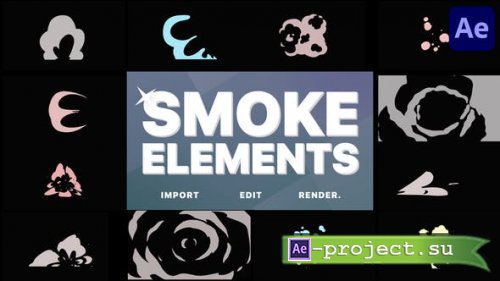 Videohive - Smoke Elements | After Effects - 31422576 - Project for After Effects
