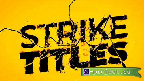 Action Strike Titles 924243 - Project for After Effects