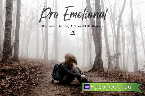 10 Pro Emotional Photoshop Actions, ACR, LUT Preset - 1288209