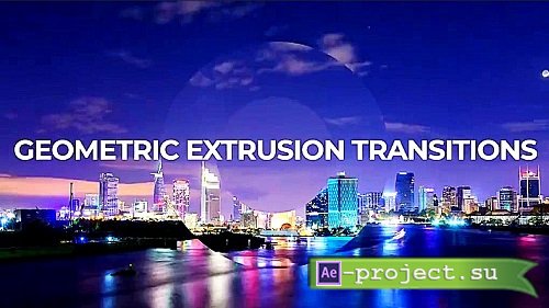 Geometric Extrusion Transitions 429916 - Premiere Pro Presets