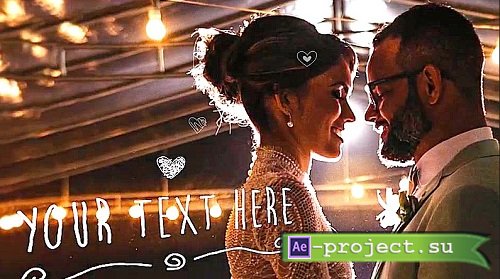 Love Wedding Slideshow - Project for After Effects