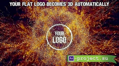 Glitter Particles Explode Logo Reveal 892510 - Project for After Effects