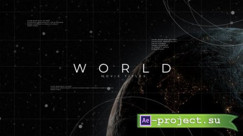 Videohive - World Movie Titles Vol 0.2 - 29255452 - Project for After Effects